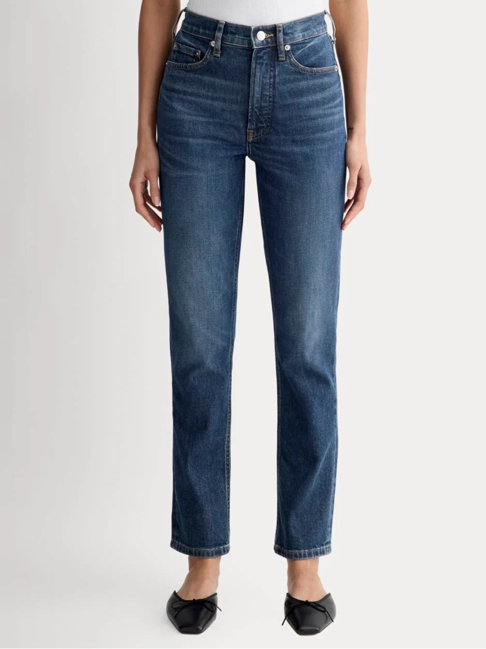 Everlane Organic Cotton The Original Cheeky Jean - Vintage Dark Wash